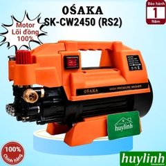 Máy xịt rửa xe chỉnh áp Osaka RS2 (SK-CW2450) - 2400W - motor lõi đồng 100%