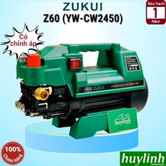 Máy rửa xe chỉnh áp Zukui Z60 (YW-CW2450) - 2400W - Motor từ - Tặng Thân nối súng