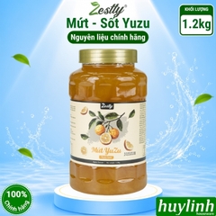 (1.2kg) Mứt sốt Zestty - Dâu Tây - Đào - Xoài - Thơm (dứa) - Ổi Hồng  Việt Quất - Mơ xanh - Yuzu - Chanh Leo - Tuyết Lê