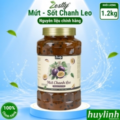 (1.2kg) Mứt sốt Zestty - Dâu Tây - Đào - Xoài - Thơm (dứa) - Ổi Hồng  Việt Quất - Mơ xanh - Yuzu - Chanh Leo - Tuyết Lê