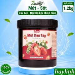 (1.2kg) Mứt sốt Zestty - Dâu Tây - Đào - Xoài - Thơm (dứa) - Ổi Hồng  Việt Quất - Mơ xanh - Yuzu - Chanh Leo - Tuyết Lê