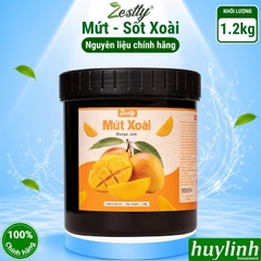 (1.2kg) Mứt sốt Zestty - Dâu Tây - Đào - Xoài - Thơm (dứa) - Ổi Hồng  Việt Quất - Mơ xanh - Yuzu - Chanh Leo - Tuyết Lê