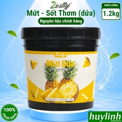 (1.2kg) Mứt sốt Zestty - Dâu Tây - Đào - Xoài - Thơm (dứa) - Ổi Hồng  Việt Quất - Mơ xanh - Yuzu - Chanh Leo - Tuyết Lê