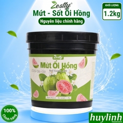 (1.2kg) Mứt sốt Zestty - Dâu Tây - Đào - Xoài - Thơm (dứa) - Ổi Hồng  Việt Quất - Mơ xanh - Yuzu - Chanh Leo - Tuyết Lê