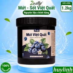 (1.2kg) Mứt sốt Zestty - Dâu Tây - Đào - Xoài - Thơm (dứa) - Ổi Hồng  Việt Quất - Mơ xanh - Yuzu - Chanh Leo - Tuyết Lê