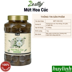 Mứt sốt Zestty 1.2kg - mơ xanh - kiwi - táo gai - tuyết lê - hoa cúc - quế hoa - yuzu - chanh leo