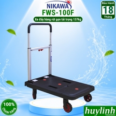 Xe kéo đẩy hàng gấp gọn Nikawa FWS-100F - Tải trọng 137kg