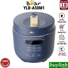 Nồi Áp Suất Điện Đa Năng Bear YLB-A50M1 - 5 Lít - 9 Chức Năng