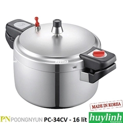 Nồi Áp Suất Nhôm Hàn Quốc PoongNyun PC-34CV - 16 Lít