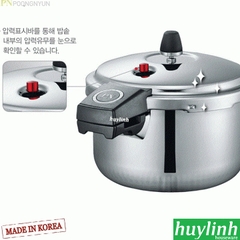 Nồi áp suất Inox PoongNyun SQS11-24C - 6 lít - made in Hàn Quốc