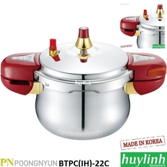 Nồi áp suất Inox đáy từ PoongNyun BTPC(IH)-22C - 4.5 lít - made in Hàn Quốc