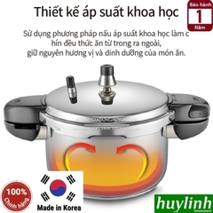 Nồi áp suất Inox đáy từ PoongNyun HNVPC-06(IH) - 3.2 lít