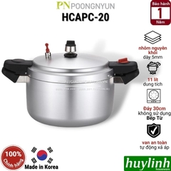Nồi áp suất nhôm Hàn Quốc PoongNyun HCAPC-20 - 11 lít