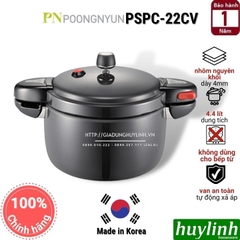 Nồi áp suất nhôm Hàn Quốc PoongNyun PSPC-22CV - 4.4 lít