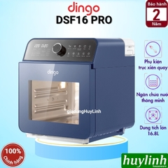 Nồi chiên - hấp hơi nước siêu nhiệt Dingo DSF16 PRO - 16 lít - 21 chức năng