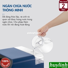 Nồi chiên - hấp hơi nước siêu nhiệt Dingo DSF16 PRO - 16 lít - 21 chức năng