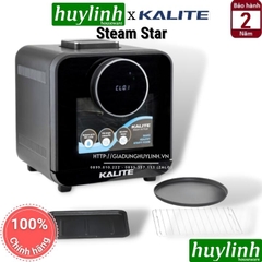 Nồi chiên không dầu hấp hơi nước Kalite Steam Star - 15 lít - Tặng Bao tay + Chổi quét