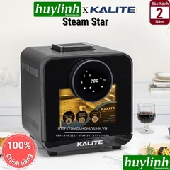 Nồi chiên không dầu hấp hơi nước Kalite Steam Star - 15 lít - Tặng Bao tay + Chổi quét