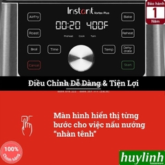 Nồi chiên không dầu Instant Pot Plus 6-in-1 - 5.7 lít