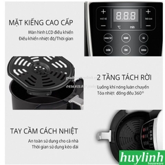 Nồi chiên không dầu điện tử Joyoung KL35-D981 - 3.5 lít