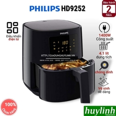 Nồi Chiên Không Dầu Điện Tử Philips HD9252/90 - 4.1 Lít - Chính Hãng
