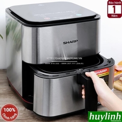 Nồi chiên không dầu điện tử Sharp KF-AF70EV - 7 lít