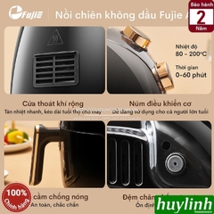 Nồi chiên không dầu Fujie AF4 - 5 lít - 1400W