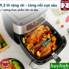 Nồi chiên không dầu điện tử Fujie AF9D - 9.2 lít - 1800W