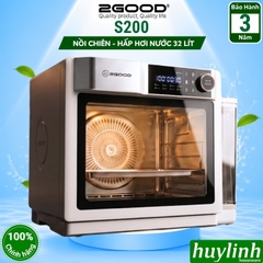 Nồi chiên không dầu hấp hơi nước 2Good S200 - 32 lít - mẫu mới
