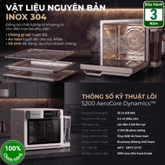 Nồi chiên không dầu hấp hơi nước 2Good S200 - 32 lít - mẫu mới