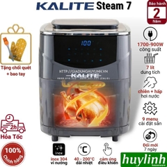 Nồi Chiên Không Dầu Hấp Hơi Nước Kalite Steam 7 - 7 Lít