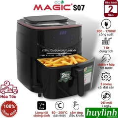 Nồi Chiên - Hấp Hơi Nước Magic ECO S07 - 7 Lít