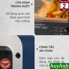 Nồi chiên không dầu - hấp hơi nước Olivo SF18 - 18 lít - 50 menu