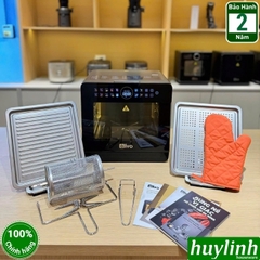 Mẫu mới 2026 - Nồi chiên không dầu hấp hơi nước Olivo SF1800 Ultra - Dung tích 18 lít - 100 menu nấu nướng
