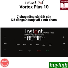 Nồi chiên không dầu Instant Pot Plus 10 - 7-in-1 - 10 lít