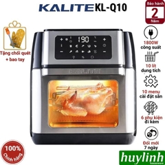 Nồi Chiên Không Dầu Điện Tử Kalite KL-Q10 - 10 Lít - Tặng Bao Tay + Chổi Quét