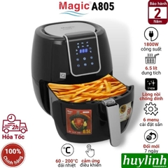 Nồi chiên không dầu điện tử Magic Korea A805 - 6.5 lít