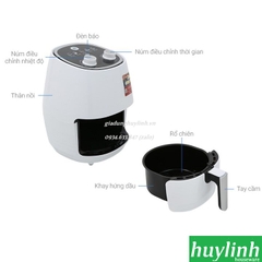 Nồi chiên không dầu Mishio MK-155 - 3.5 lít