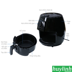 Nồi chiên không dầu Mishio MK01 - 3 lít