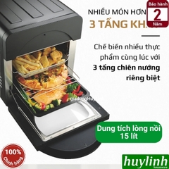Nồi chiên không dầu điện tử Olivo AF150 - mẫu mới 2024 - 2500W - 16 chức năng