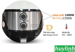 Nồi chiên không dầu Perfect PF-625 - 6 lít