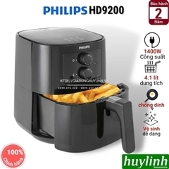 Nồi chiên không dầu Philips HD9200/90 - 4.1 lít - Chính hãng