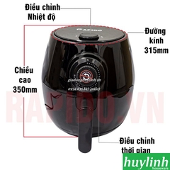 Nồi chiên không dầu Rapido RAF4.0M - 4 lít