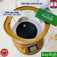 Nồi chưng yến, nấu cháo chậm thố thuỷ tinh Bennix BN-07SLC - 0.7 lít