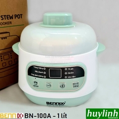 Nồi chưng yến, nấu cháo chậm Bennix BN-100A - 1 lít
