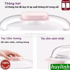 Nồi chưng yến, nấu cách thủy hầm chậm Seka GT68 - 1 lít