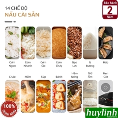 Nồi cơm điện cao tần Olivo RC-800IH - Lòng nồi inox 316 1.5 lít - chống dính tự nhiên