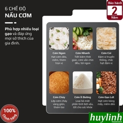 Nồi cơm điện cao tần Olivo RC-800IH - Lòng nồi inox 316 1.5 lít - chống dính tự nhiên