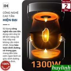 Nồi cơm điện cao tần Olivo RC-900IH - Lòng nồi inox 316 1.5 lít - chống dính tự nhiên