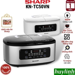 Nồi Cơm Điện Tử 2 Ngăn Sharp KN-TC50VN - 1.8 Lít - Twin Cooker